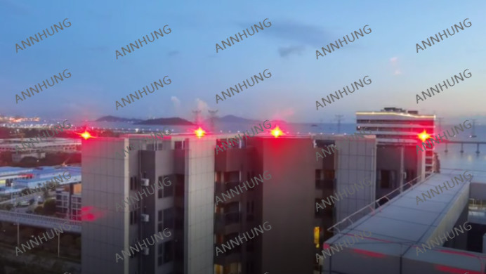 Dernière affaire concernant Le projet de résidence Songmao Bojing à Shenzhen, lumière d' obstruction aérienne LED à intensité moyenne.
