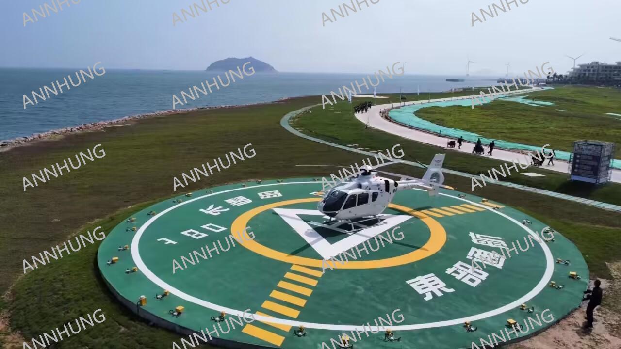 Dernière affaire concernant Coastal Heliport Light Installation Case: ICAO-Compliant LED Helipad Lighting for Safe Night Landings