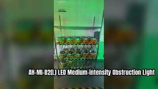AH-MI-B2(L) Feu d'obstacle d'aviation à LED de moyenne intensité vieillissant en usine