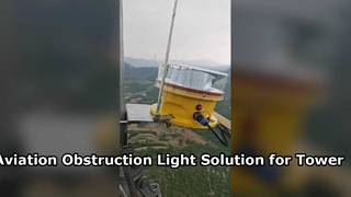 Solution de feux d'obstacles pour l'aviation pour les projets de tours | Technologie Anhang de Shenzhen