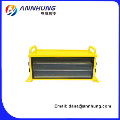 Feu d'obstruction aéronautique LED haute intensité étanche IP67 avec divergence verticale de 3 à 7 degrés et intensité ≥200 000 cd pour le balisage de tours