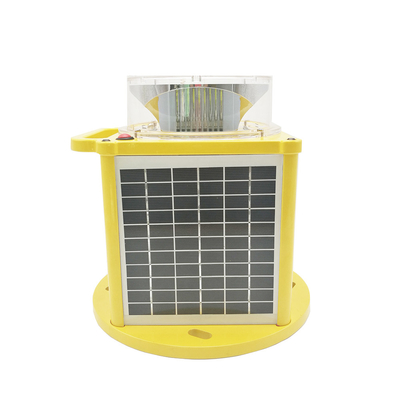 Balise solaire blanche de l'héliport 2500cd allumant le code Morse H 24 heures d'opération