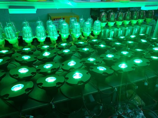 Héliport de projecteurs d'atterrissage de piste de lumière d'encart de projecteurs d'atterrissage d'héliport allumant les projecteurs d'atterrissage légers d'hélicoptère de TLOF