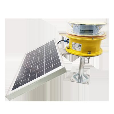 Lumière d'obstruction solaire pour l'aviation LED rouge d'intensité moyenne avec alliage d'aluminium IP66 et luminosité ≥2000cd