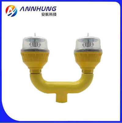 Polycarbonate AH-LI-D2 de lumières d'obstruction d'aviation de la lentille 30fpm LED de PMMA