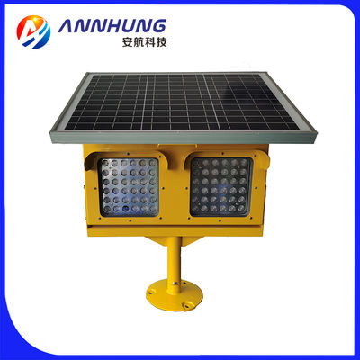 Annexe solaire 14 de Light Yellow Flashing ICAO de garde de piste d'IP66 50fpm