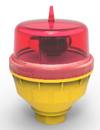 Feu d'obstacle à LED rouge à faible intensité L810 pour l'aviation AH-LI-B2